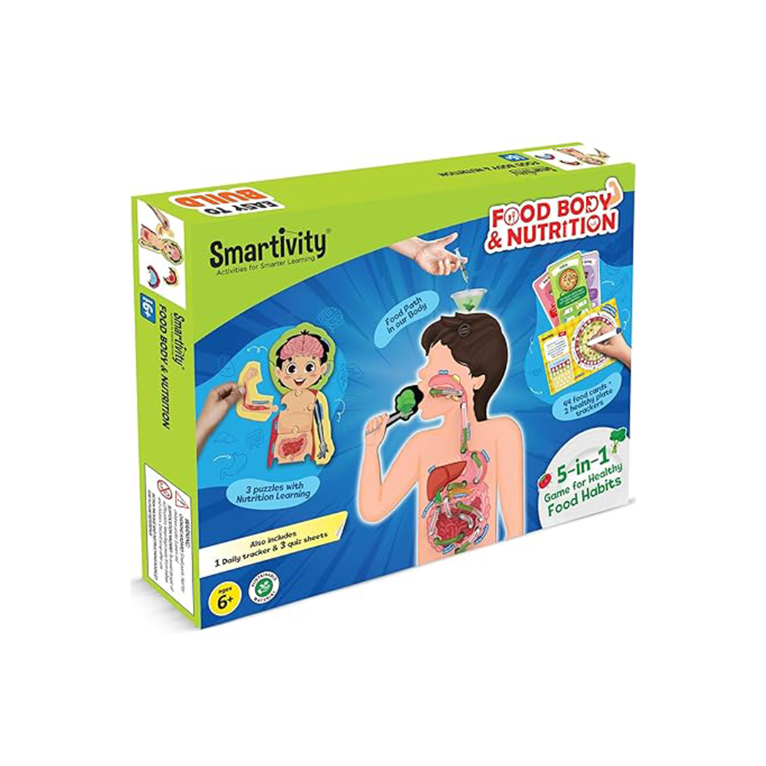 Food Body & Nutrition | DIY Activity Kit( 6 Years+) : Developments Toys For Little Ones in India 