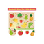 Little Berry Fruits Wooden Puzzle Tray Knob and Peg Puzzle Multicolour (2 Years+) : Development Toys For Little Ones In India