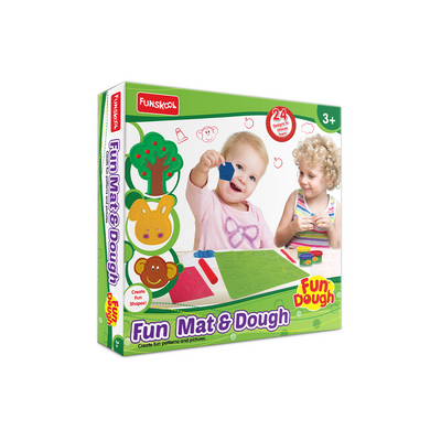 Funskool Fun Dough Fun Mat & Dough (3 Years+) : Development Toy for Little Ones in India