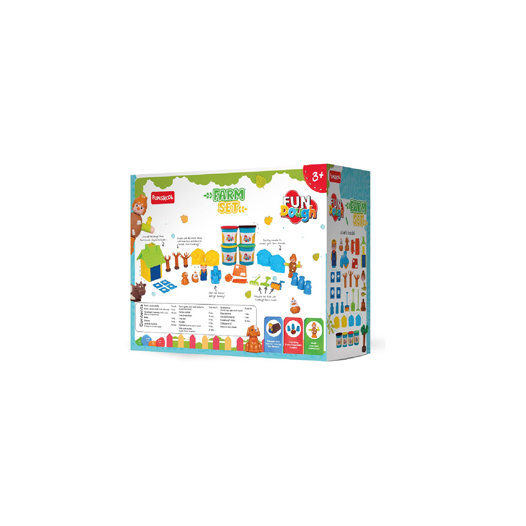 Funskool Fundough Farm Set Mould & Clay Kit (3 Years+) : Development Toys For Little Ones In India