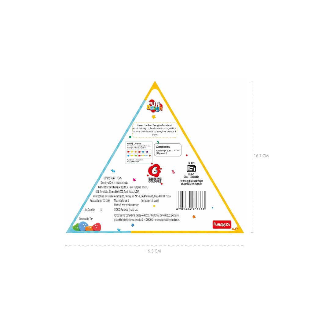 Funskool Fun Dough Mini Fun Pack (3 Years+) : Development Toy for Little Ones in India