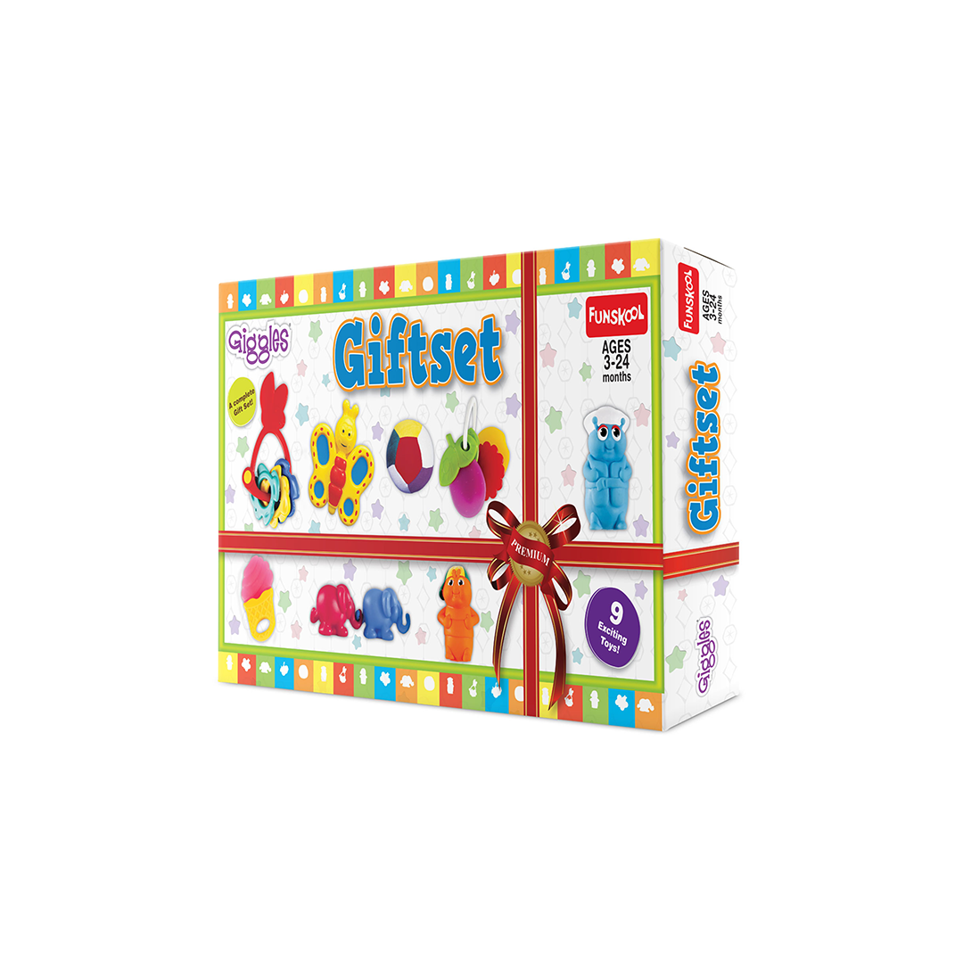 Funskool Giggles Gift Set Premium : Development Toy for Little Ones in India