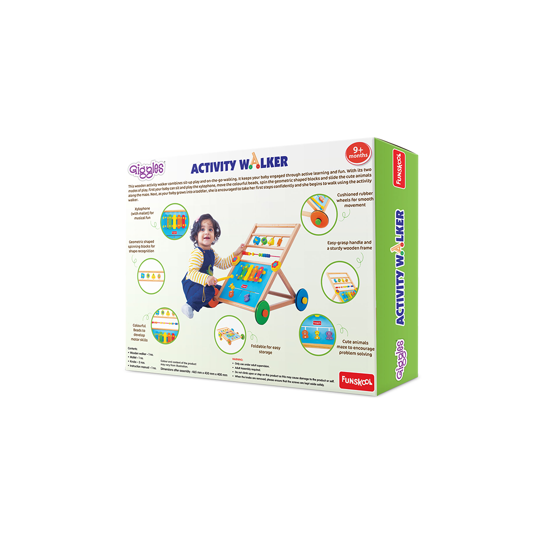 Funskool Giggles Activity Walker : Development Toy for Little Ones in India