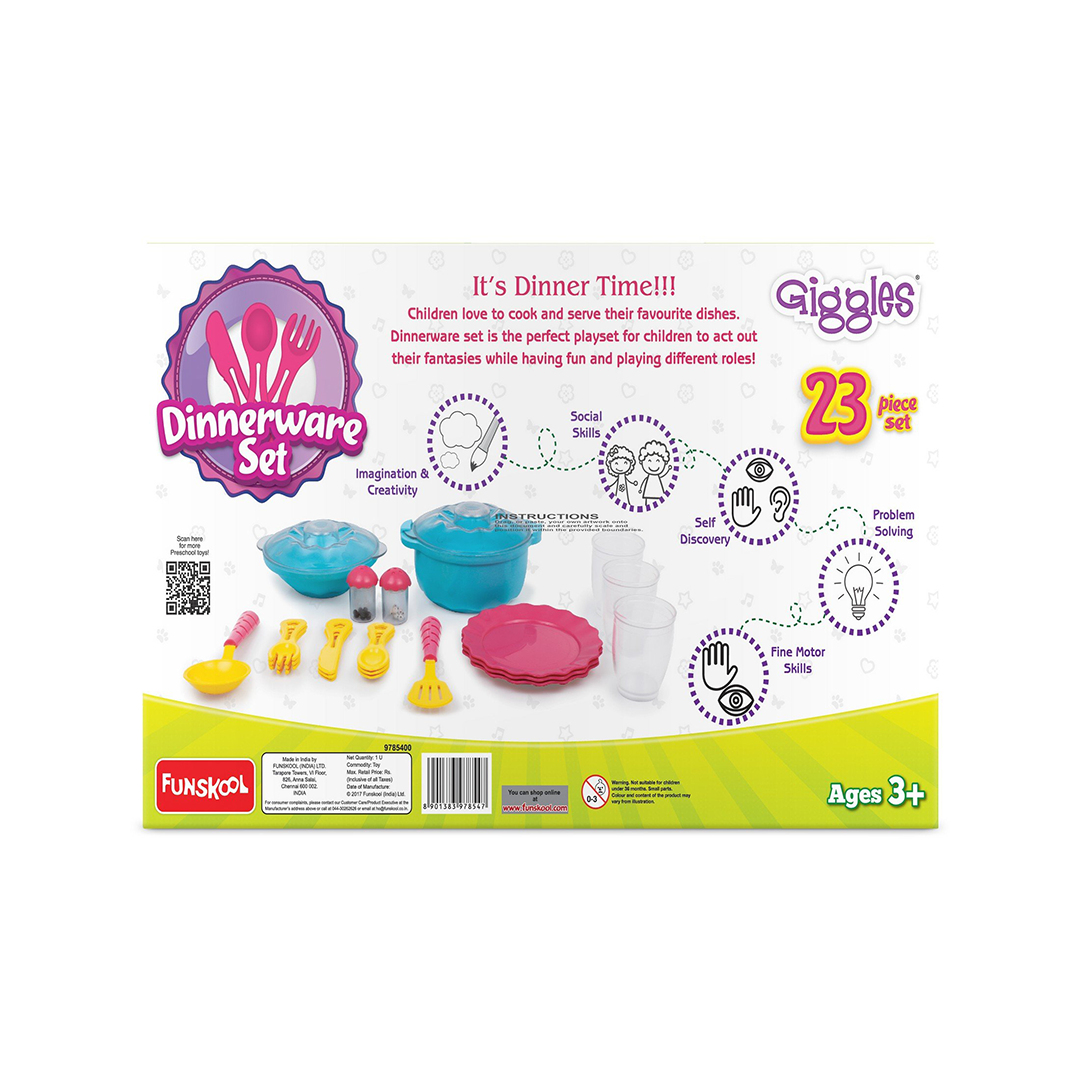 Funskool Giggles Dinnerware Set : Development Toy for Little Ones in India