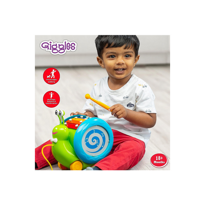 Funskool Giggles Musical Snail (18 Months+): Development Toy for Little Ones in India