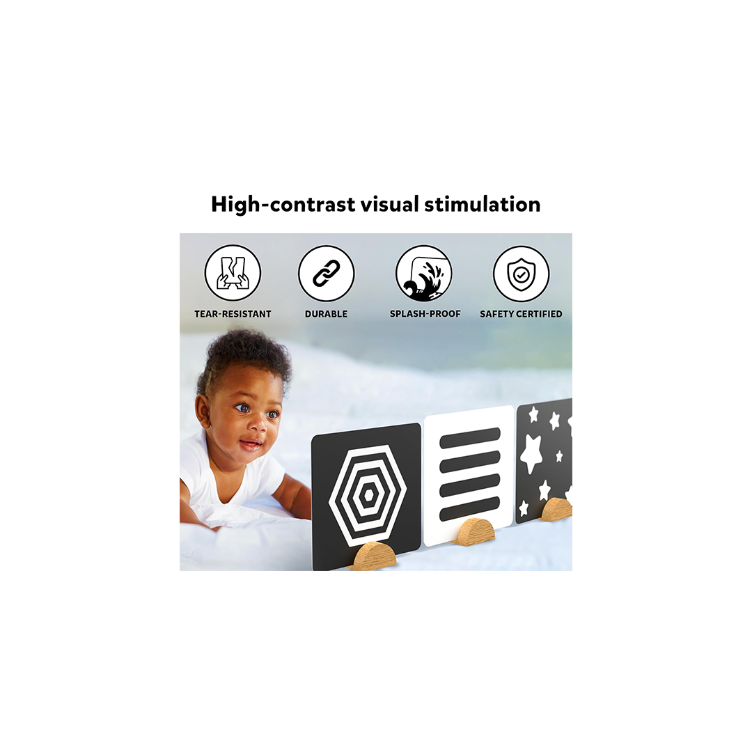 Skillmatics High Contrast Flash Cards for Infants (0-12 months): Development Toy for Little Ones in India