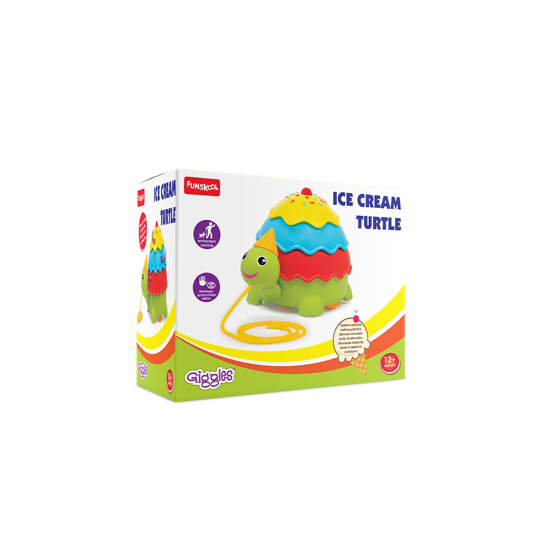 Funskool Giggles Ice Cream Turtle : Development Toy for Little Ones in India