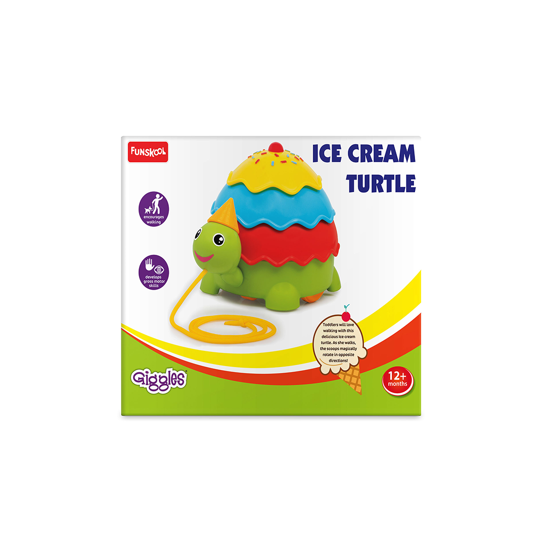 Funskool Giggles Ice Cream Turtle : Development Toy for Little Ones in India