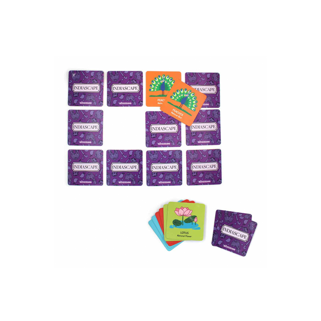 Shumee Indiascape Learning Set - Memory Cards, Activity Book, and Puzzle (5 Years+): Engaging Development Toy for Little Ones in India