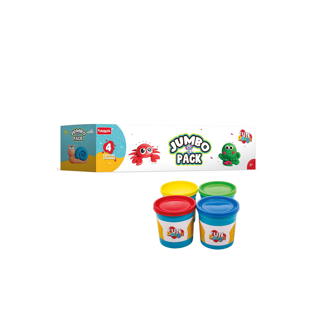 Funskool Fun Dough Jumbo Pack (3 Years+) : Development Toy for Little Ones in India