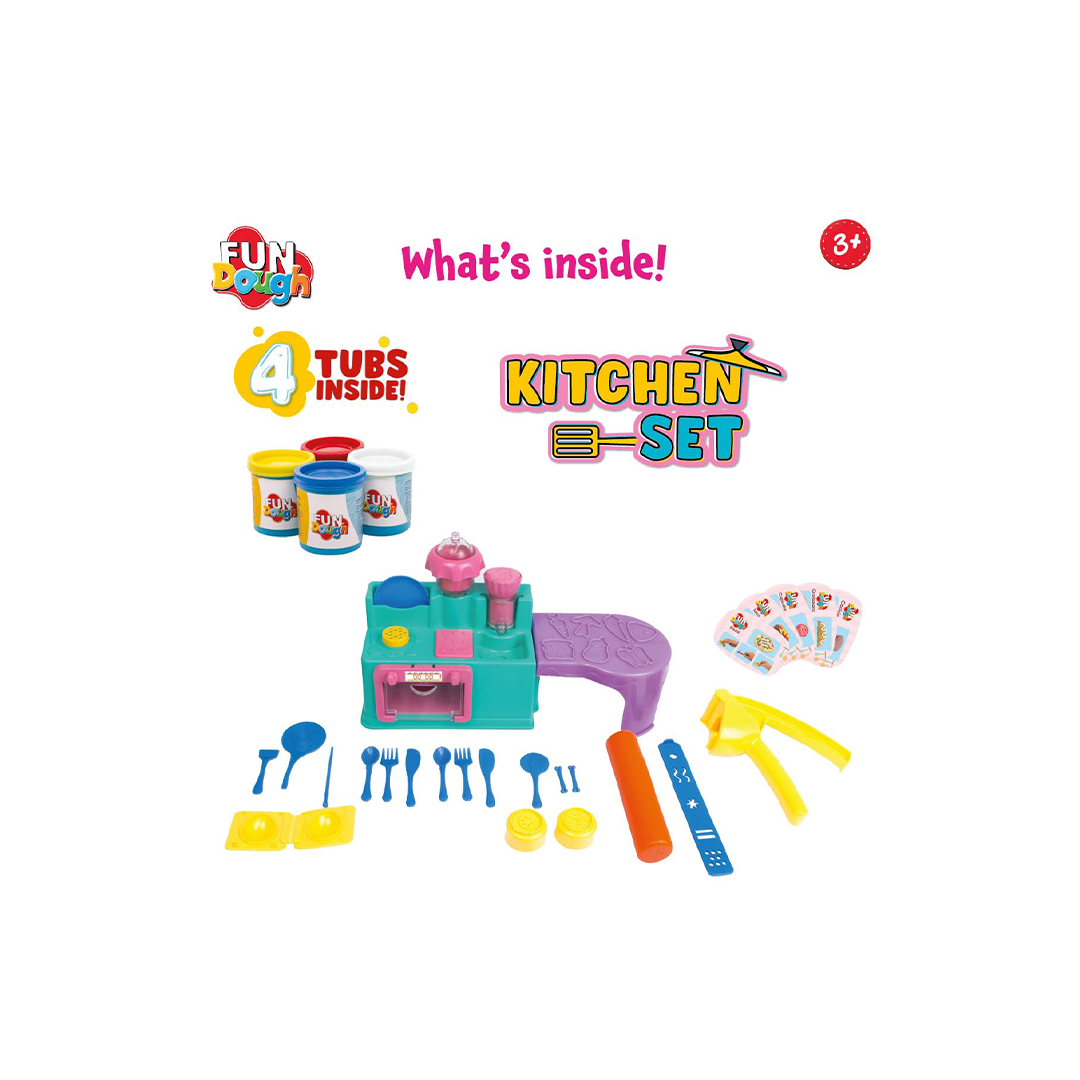 Funskool Fun Dough Kitchen Set (3 Years+) : Development Toy for Little Ones in India