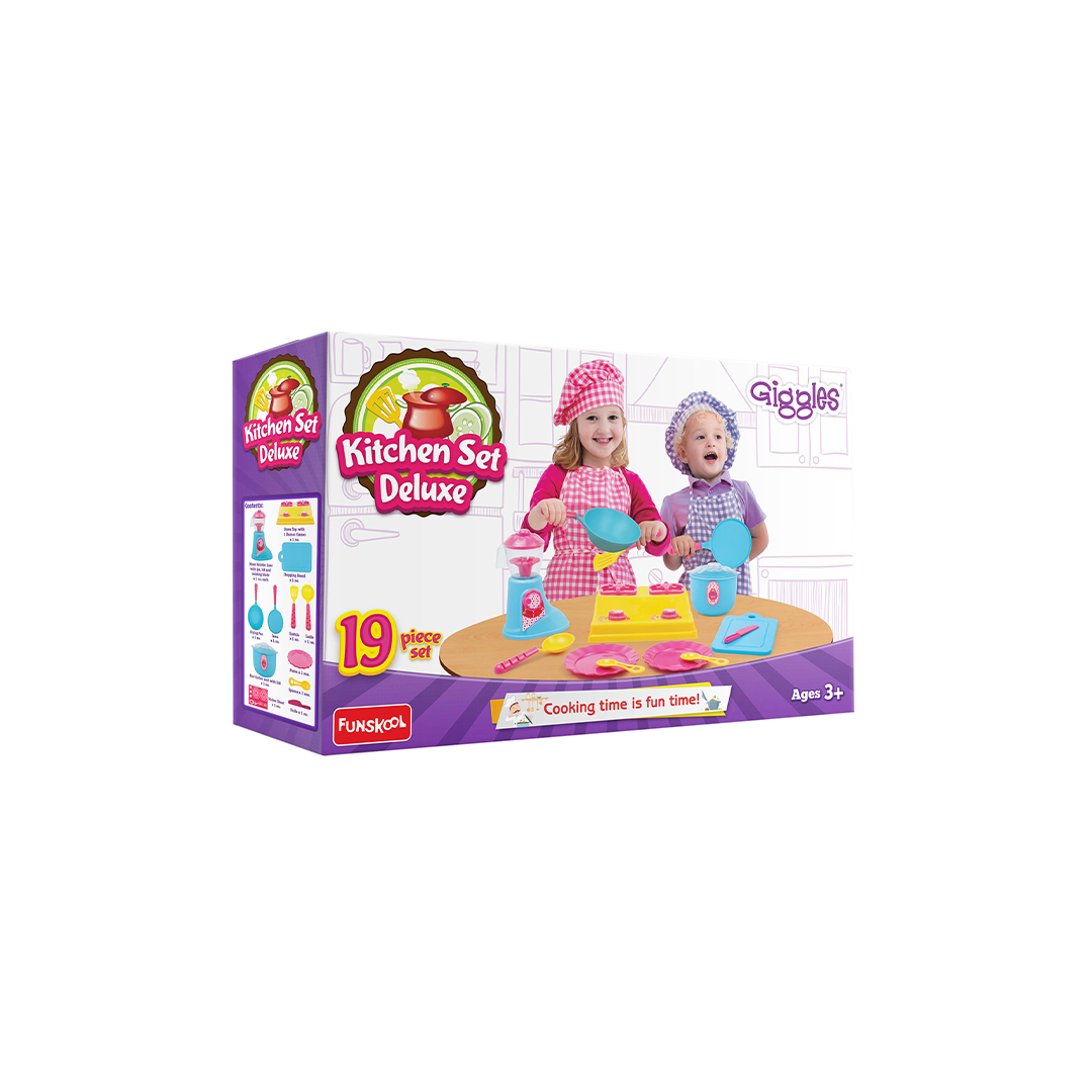 Funskool Giggles Kitchen Set Deluxe : Development Toy for Little Ones in India