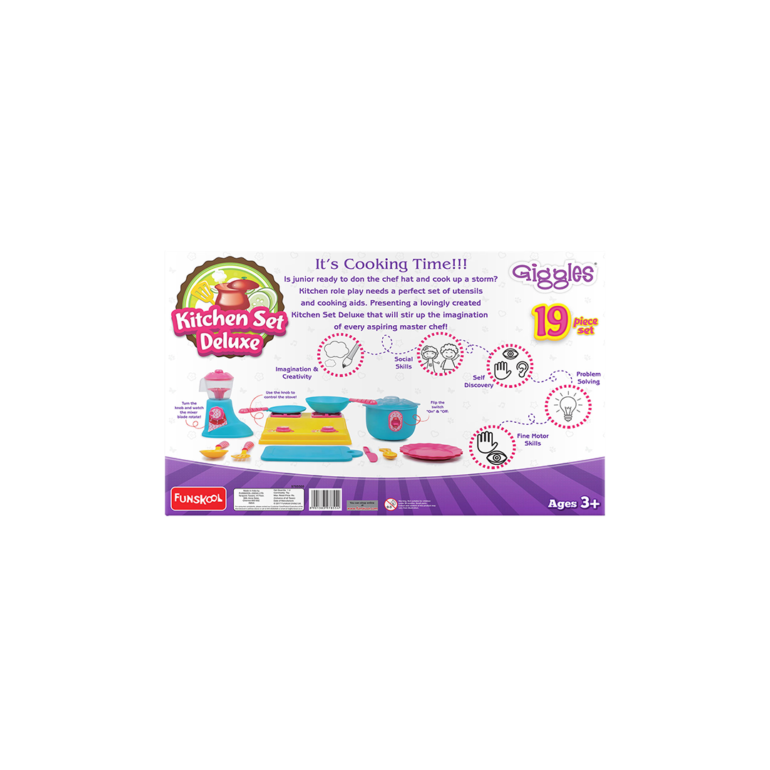 Funskool Giggles Kitchen Set Deluxe : Development Toy for Little Ones in India