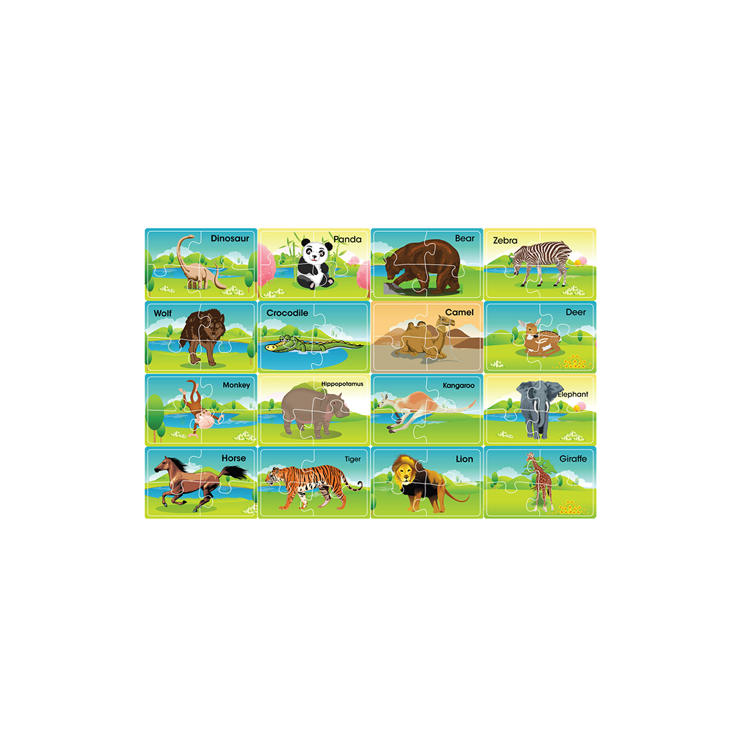 Funskool Let's Learn Animals Puzzle (3 Years+) : Development Toys For Little Ones In India