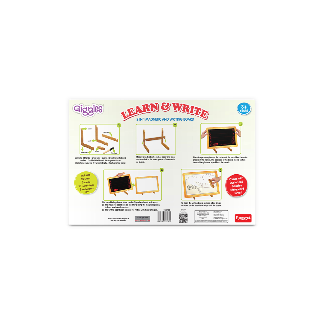 Funskool Giggles Learn N Write Slate : Development Toy for Little Ones in India