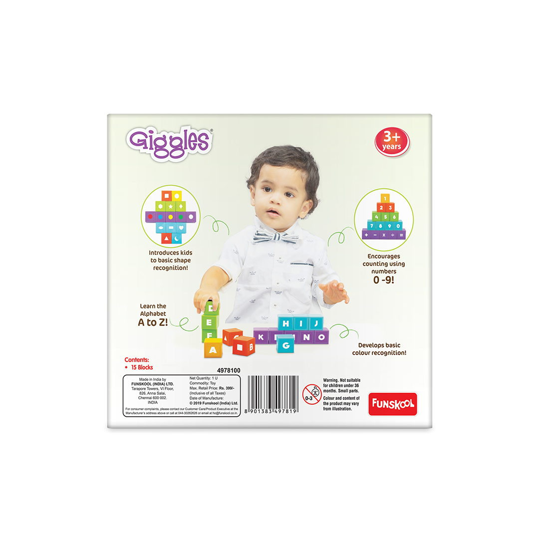 Funskool Giggles Learning Blocks : Development Toy for Little Ones in India