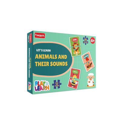 Funskool Play & Learn - Let's Learn Animals & Their Sounds (4 Years+) : Development Toys For Little Ones In India