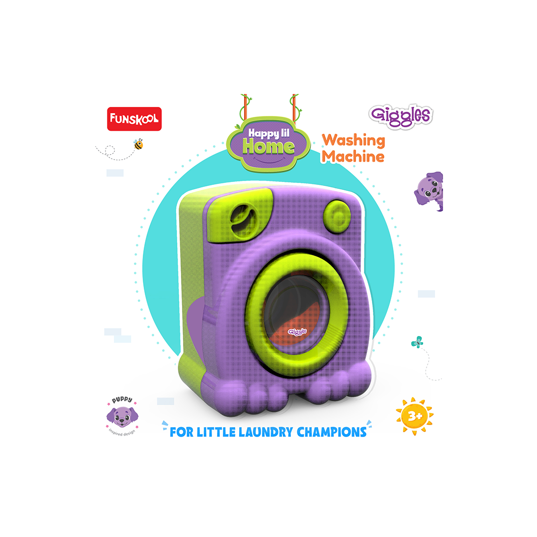 Funskool Giggles Playset Happy Lil Home-Washing Machine : Development Toy for Little Ones in India