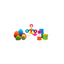 Funskool Giggles Link Stack N Nest Toy Set : Development Toy for Little Ones in India