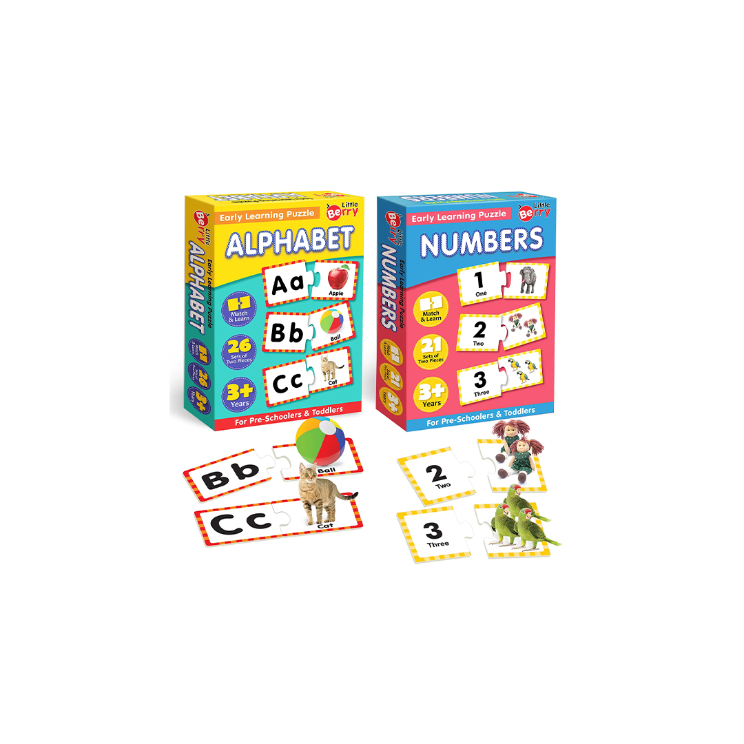 Alphabet and Number Match and Learn Jigsaw Puzzle