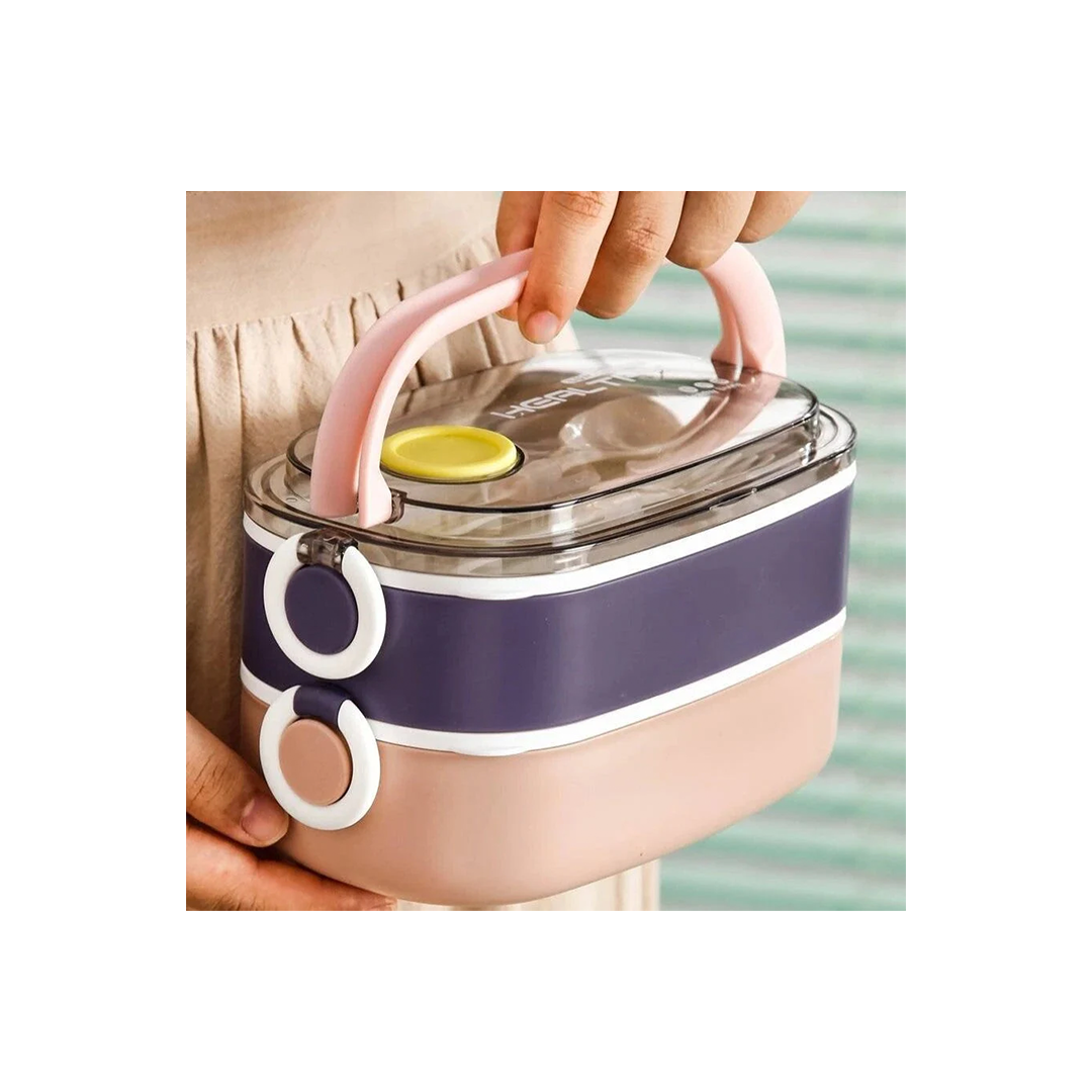 Double Layer Lunch Box For Kids