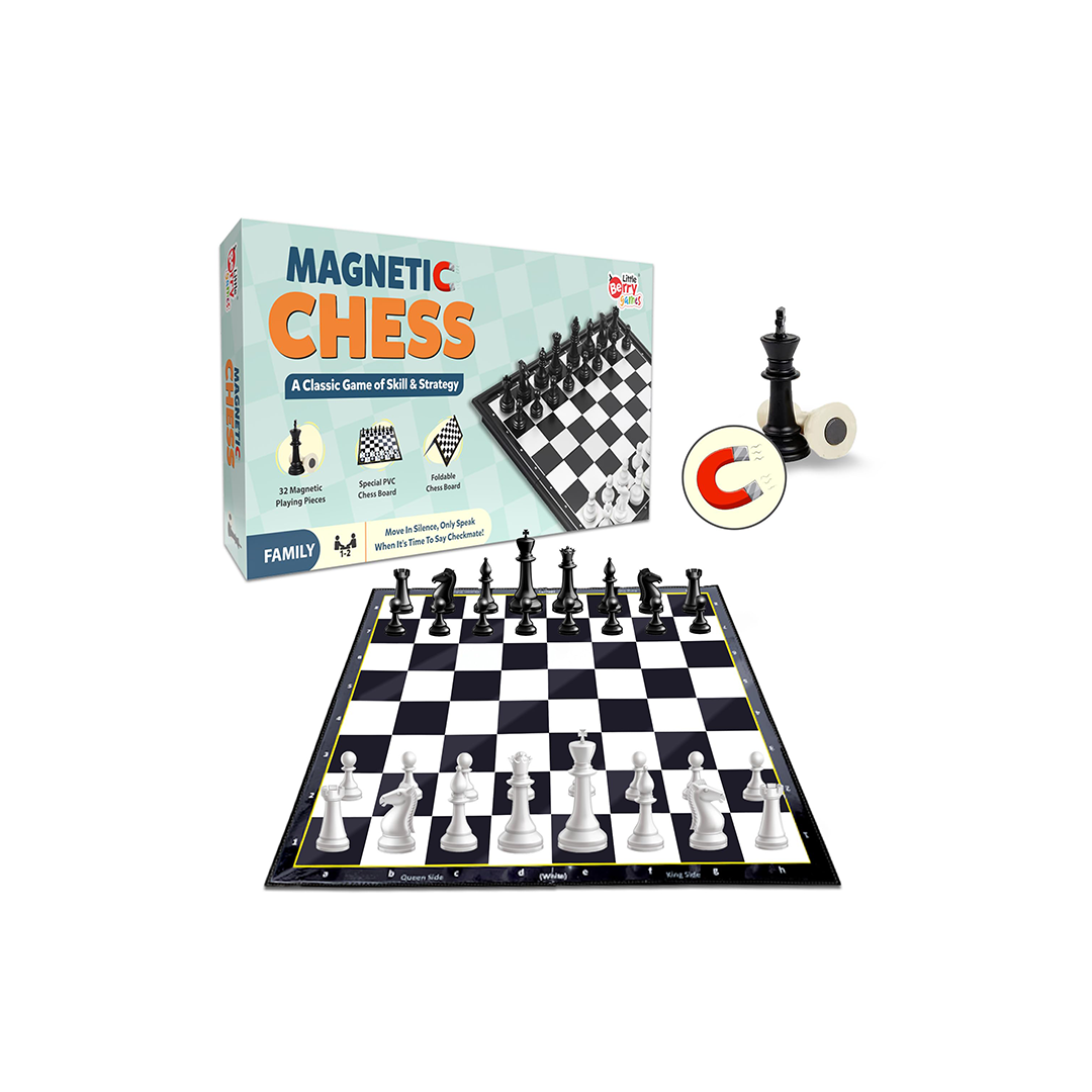 Little Berry Magnetic Chess Board Game Set for Kids & Adults - Strategy & Mind Game for Kids : Development Toy for Little Ones in India