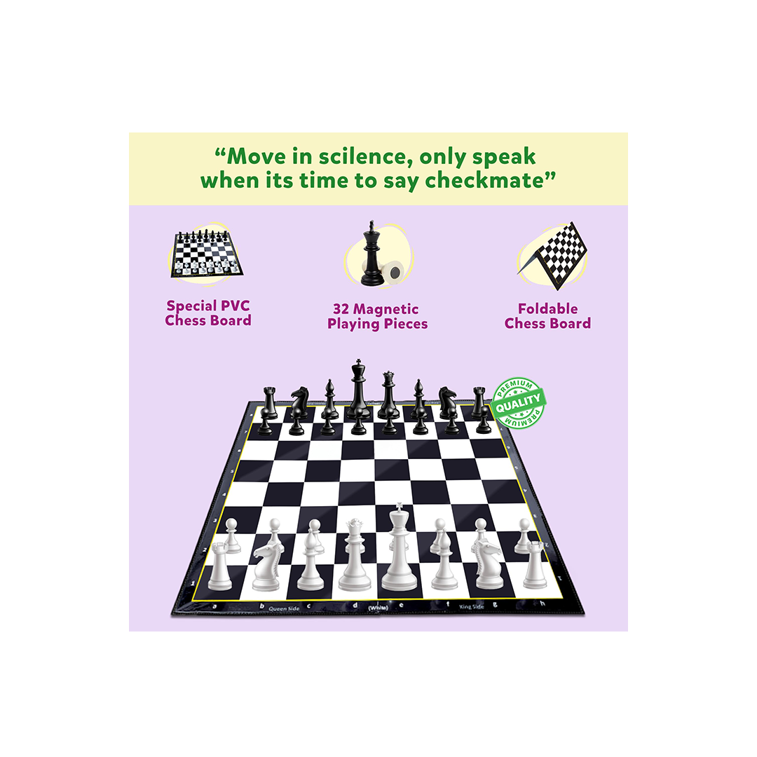 Little Berry Magnetic Chess Board Game Set for Kids & Adults - Strategy & Mind Game for Kids : Development Toy for Little Ones in India