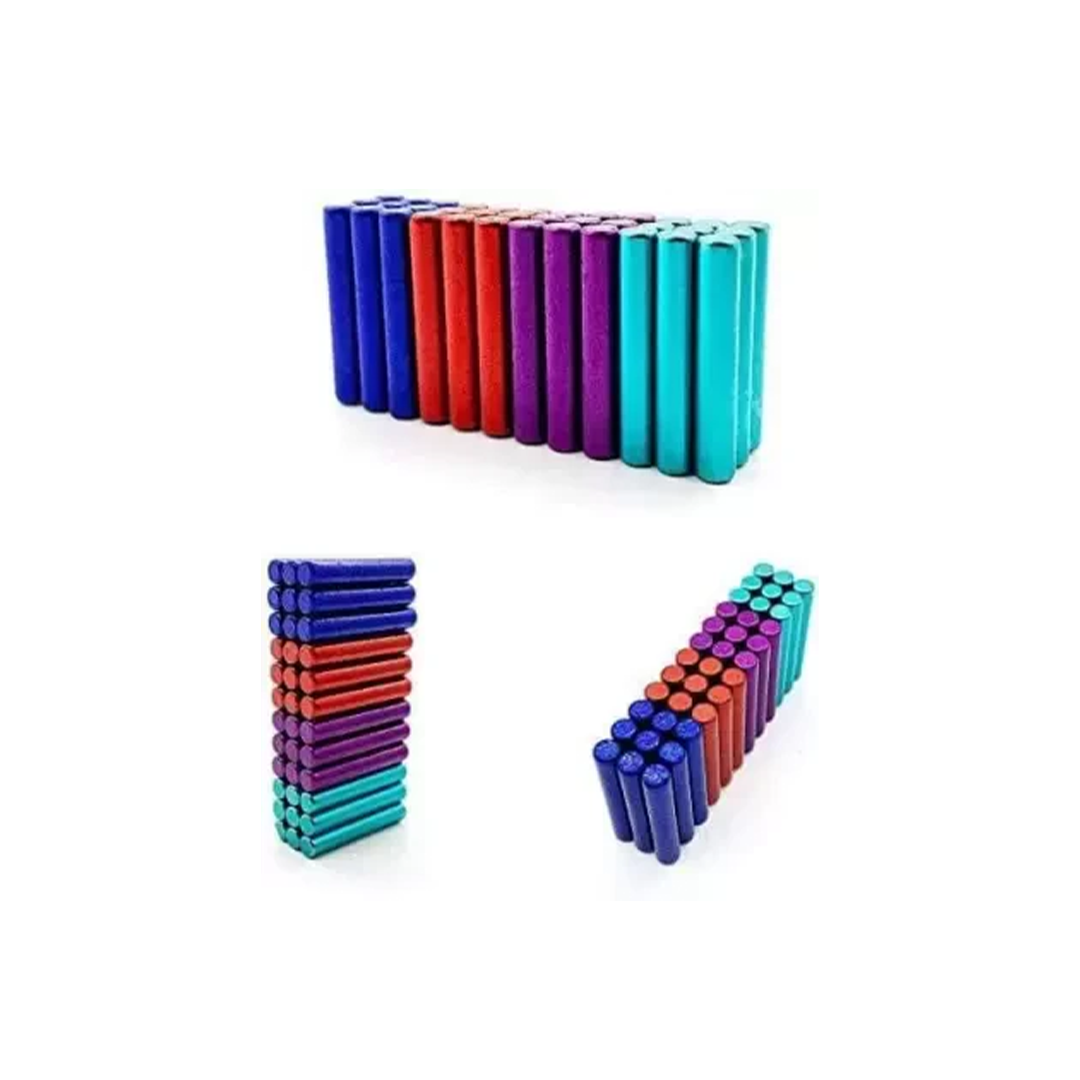 Baan Toys Magnetic Sticks and Balls 36 Magnet Sticks and 27 Pieces of Steel Balls (Colour) (4 Years+) : Development Toys For Little Ones In India