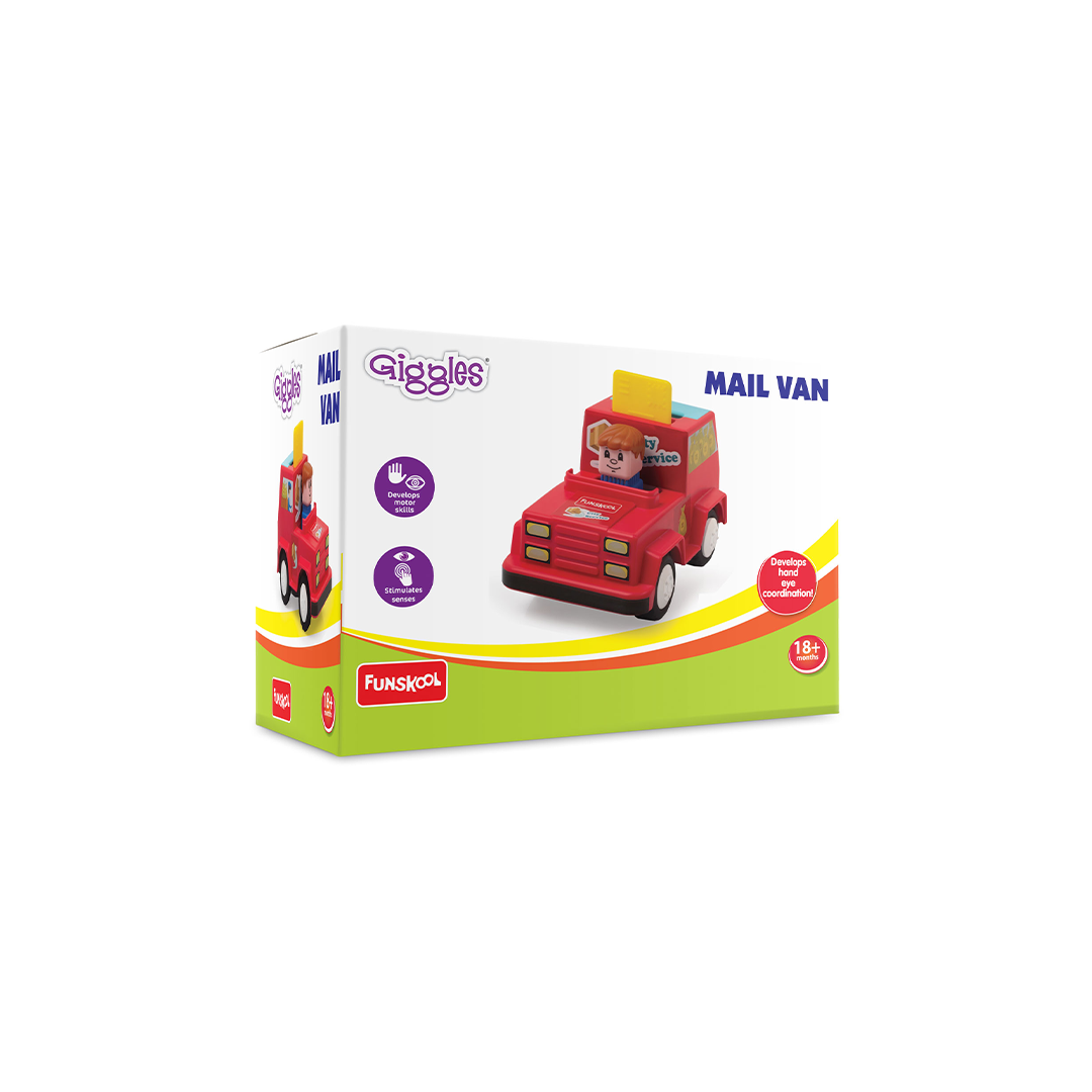 Funskool Giggles Mail Van : Development Toy for Little Ones in India