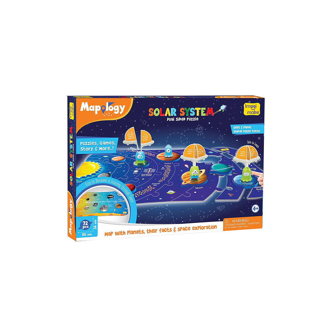 Imagimake Mapology Solar System Puzzle Learning Aid Educational Toy The Magic Lamps