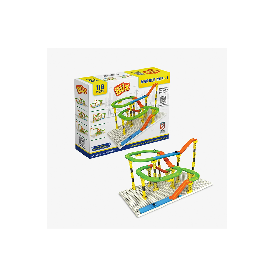 Blix Marble Run-1 (5 Years+) : Developments Toys For Little Ones in India 