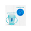 Mee Mee Plastic Easy Grip BPA-Free Anti Spill Sipper Cup with Twin Handle Spout for Baby 180ml (3 Months+)