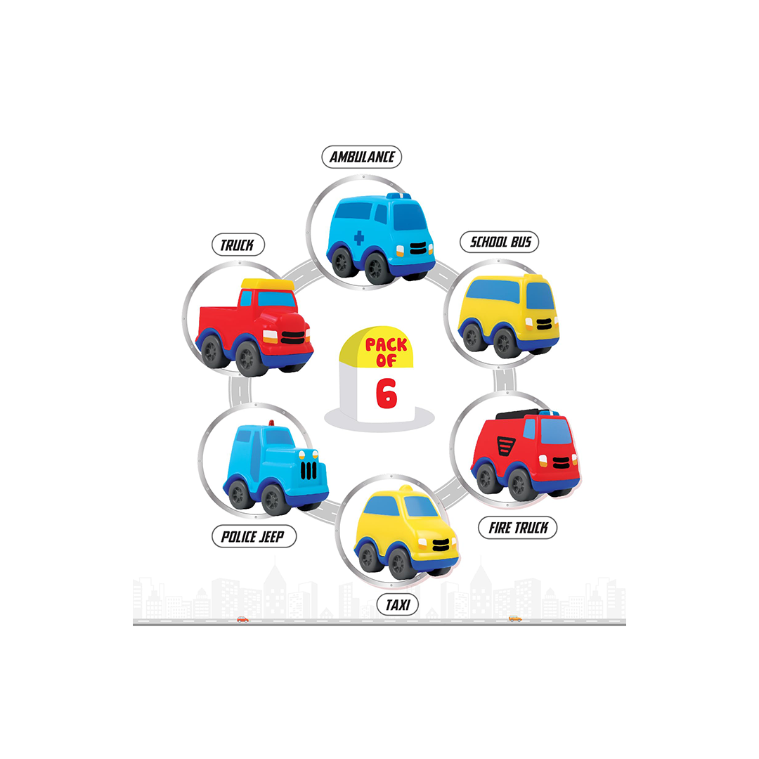 Funskool Giggles Mini Vehicle City Series : Development Toy for Little Ones in India