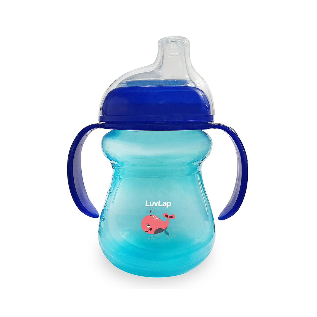 LuvLap Moby Little Spout Sipper, BPA Free For Kids (6 Months+)