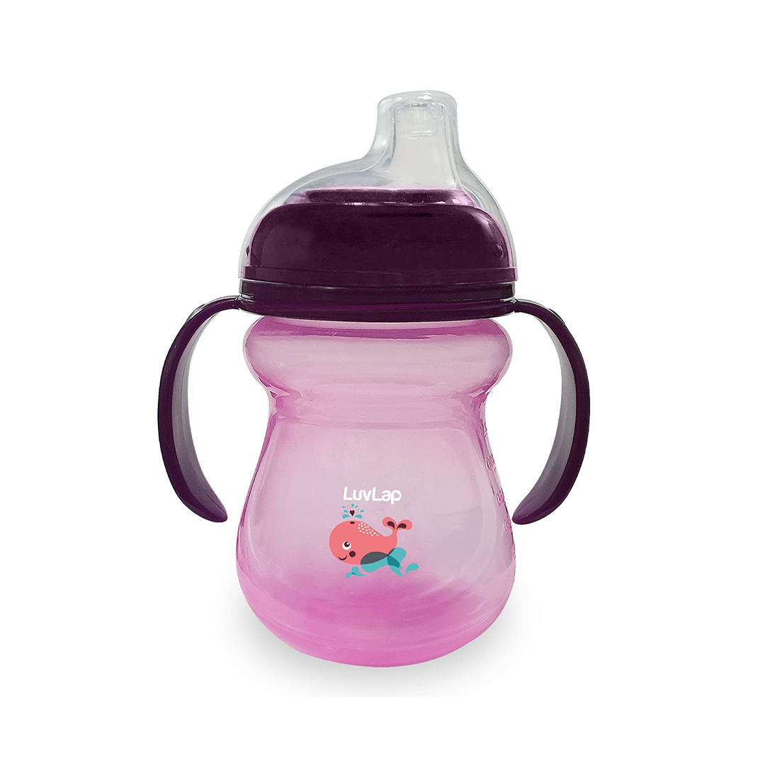 LuvLap Moby Little Spout Sipper, BPA Free For Kids (6 Months+)