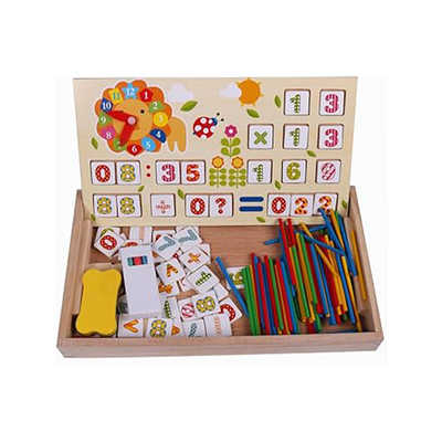 Extrokids Wooden Multi Functional Digital Computing Learning Box (3 Years+): Developments Toys For Little Ones in India 