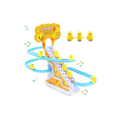 Baan Toys Musical Duck Track Slide and Climb Stairs Toys with 3 Duck (3 Years+) : Development Toys For Little Ones In India