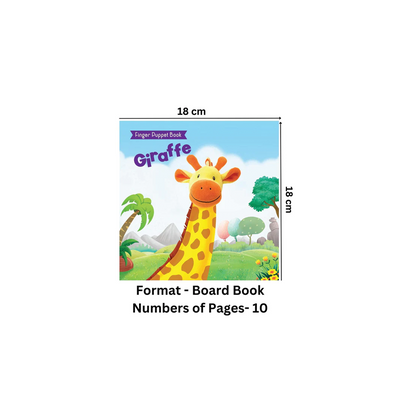 Pegasus Finger Puppet Board Book - My Dear Giraffe Friend (2-4 Years) : Development Toys For Little Ones In India