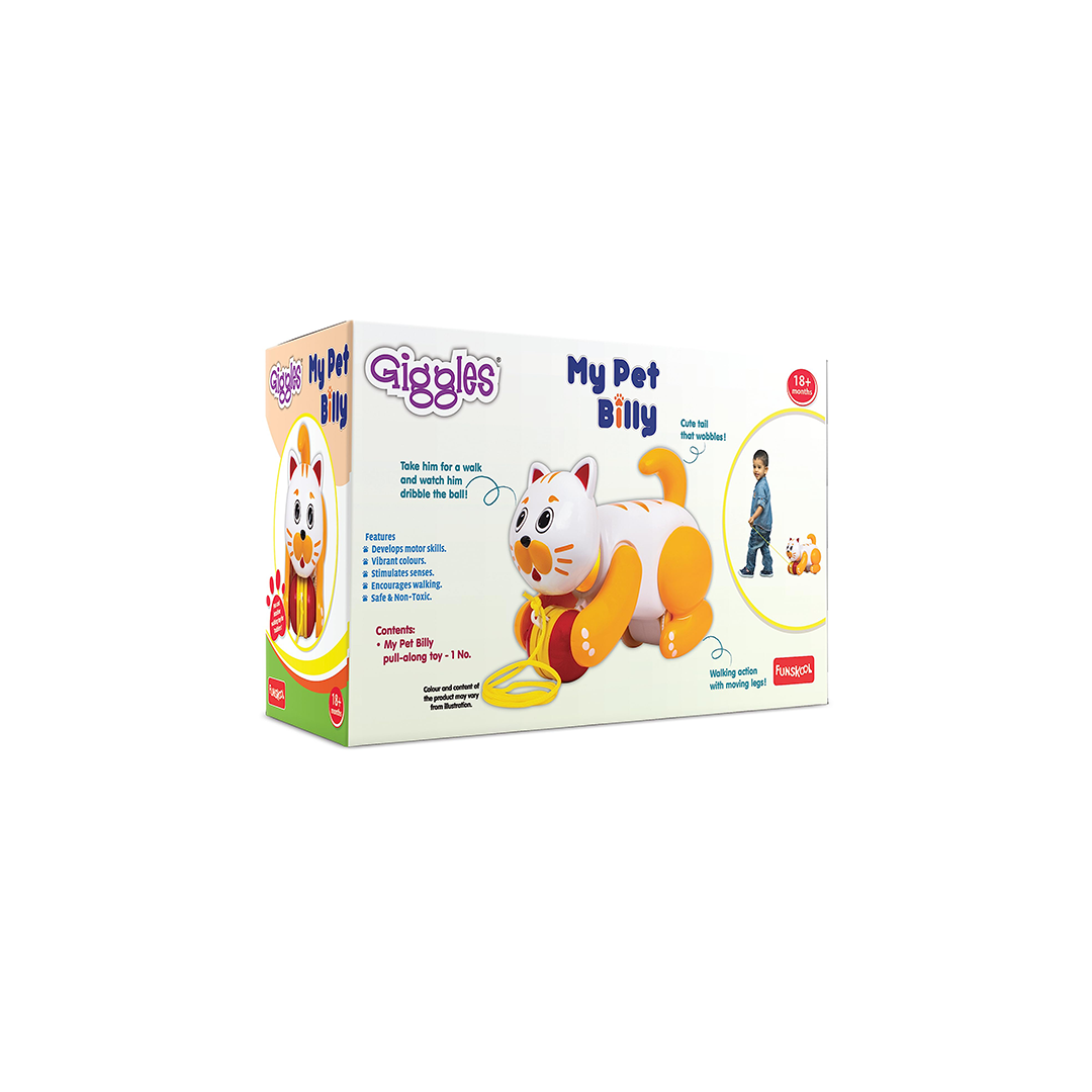 Funskool Giggles My Pet Billy Pull Along Toy : Development Toy for Little Ones in India