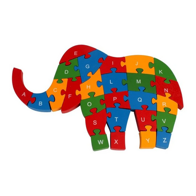 Extrokids Wooden Alphabet And Number Chucky Jigsaw Puzzle (3 Years+) : Developments Toys For Little Ones in India 