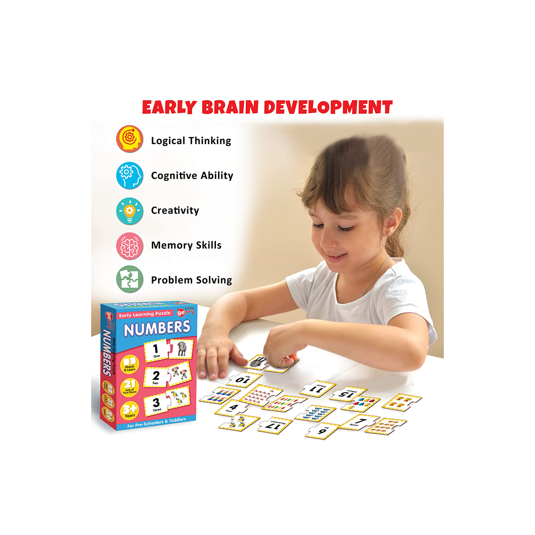 Little Berry Numbers Early Learning Puzzle for Kids (3-7 Years) : Development Toys For Little Ones In India