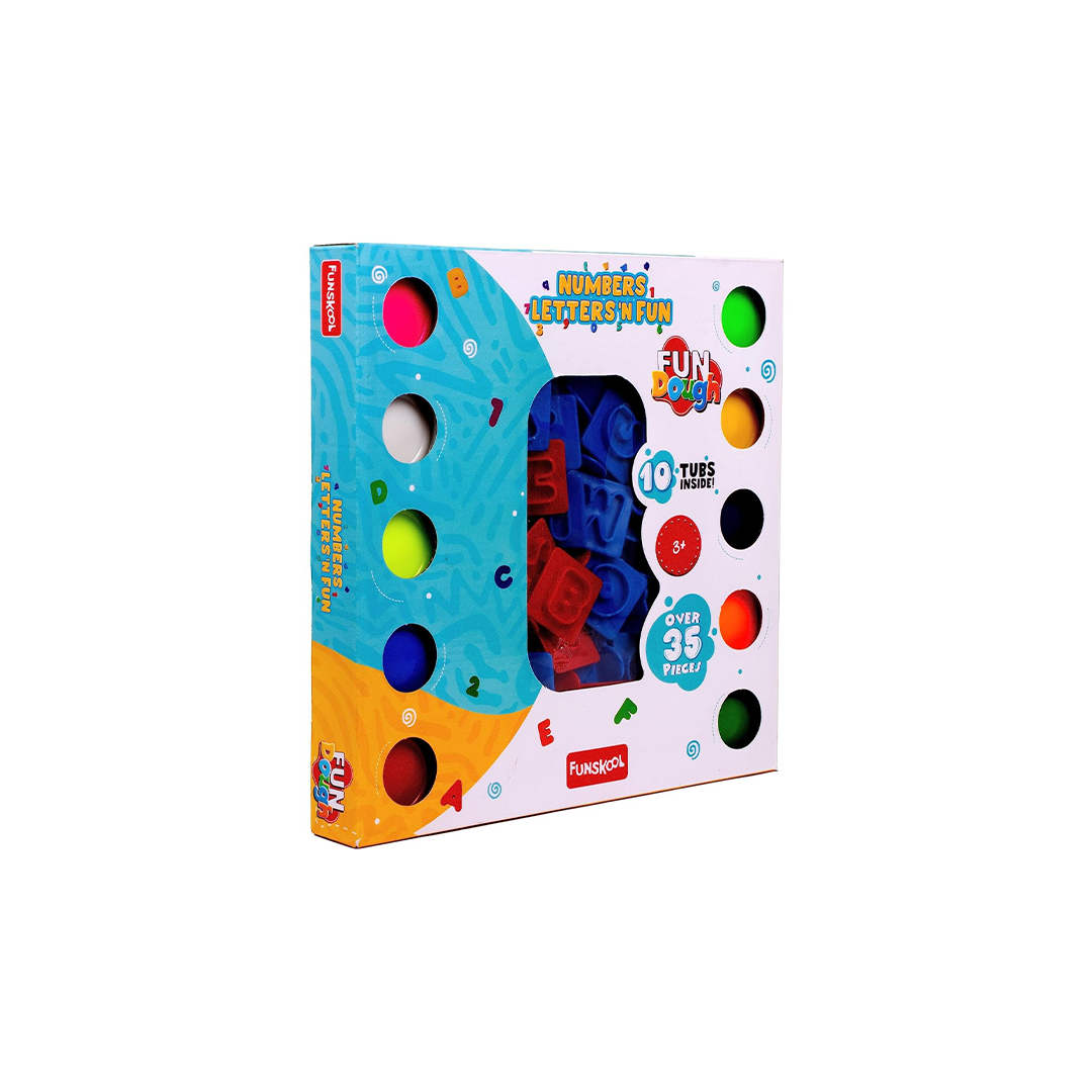 Funskool Fun Dough Numbers Letters ‘N Fun (3 Years+) : Development Toy for Little Ones in India