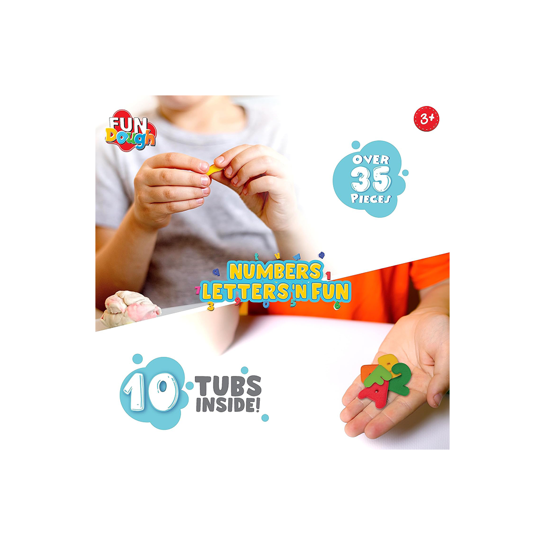 Funskool Fun Dough Numbers Letters ‘N Fun (3 Years+) : Development Toy for Little Ones in India