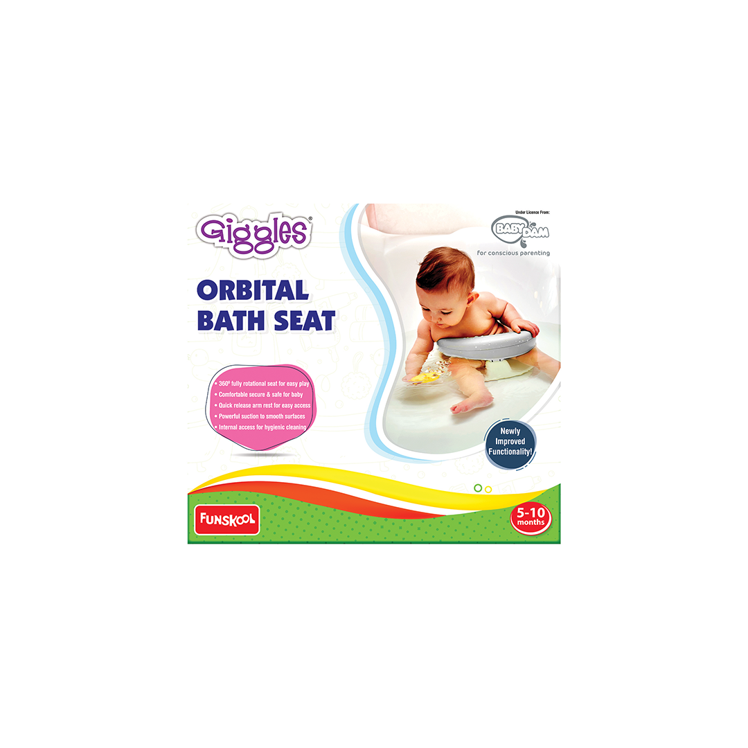 Funskool Giggles Orbital Bath Seat (5-10 Months) : for Little Ones in India