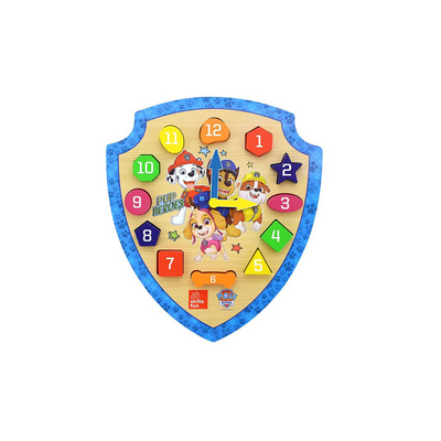 Skillofun Paw Patrol Shape Sorter Clock