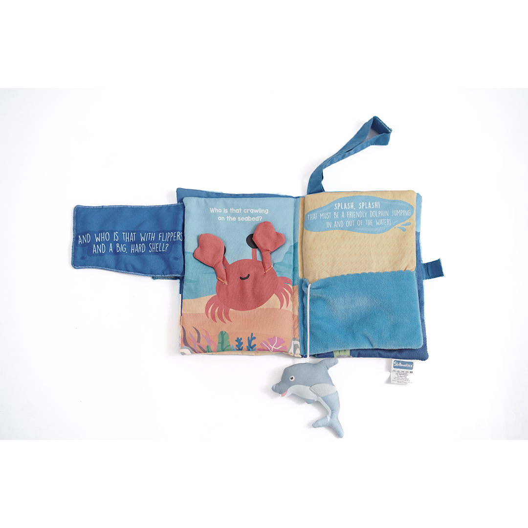 Skillmatics Peek-A-Boo: Under The Sea | Interactive Cloth Book (Ages 6+ months)