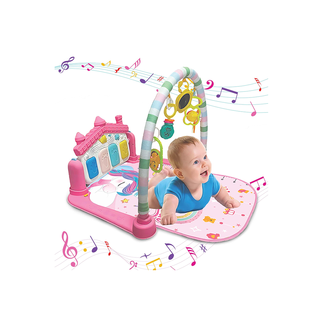 Little Berry Baby Piano Play Gym Mat for 0 to 2 Years (Pink): Development Toy for Little Ones in India