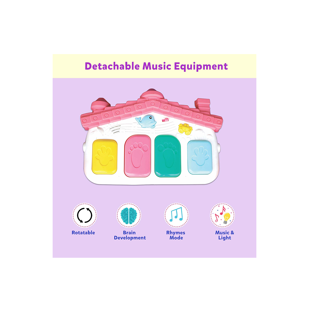 Little Berry Baby Piano Play Gym Mat for 0 to 2 Years (Pink): Development Toy for Little Ones in India