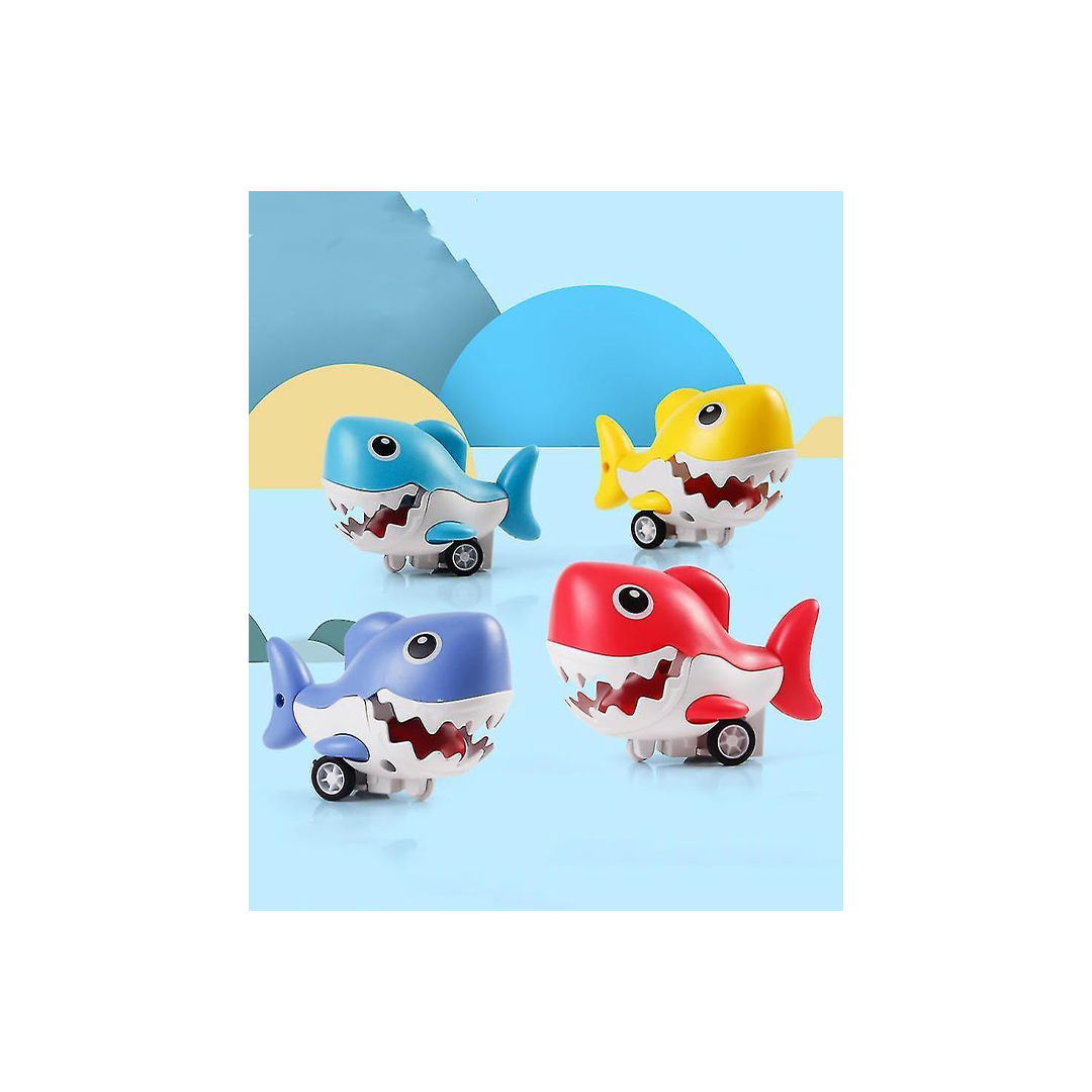 Baan Toys Press and Go Shark Animal Vehicle Toy Baby and Toddlers (6 Months+) : Development Toys For Little Ones In India