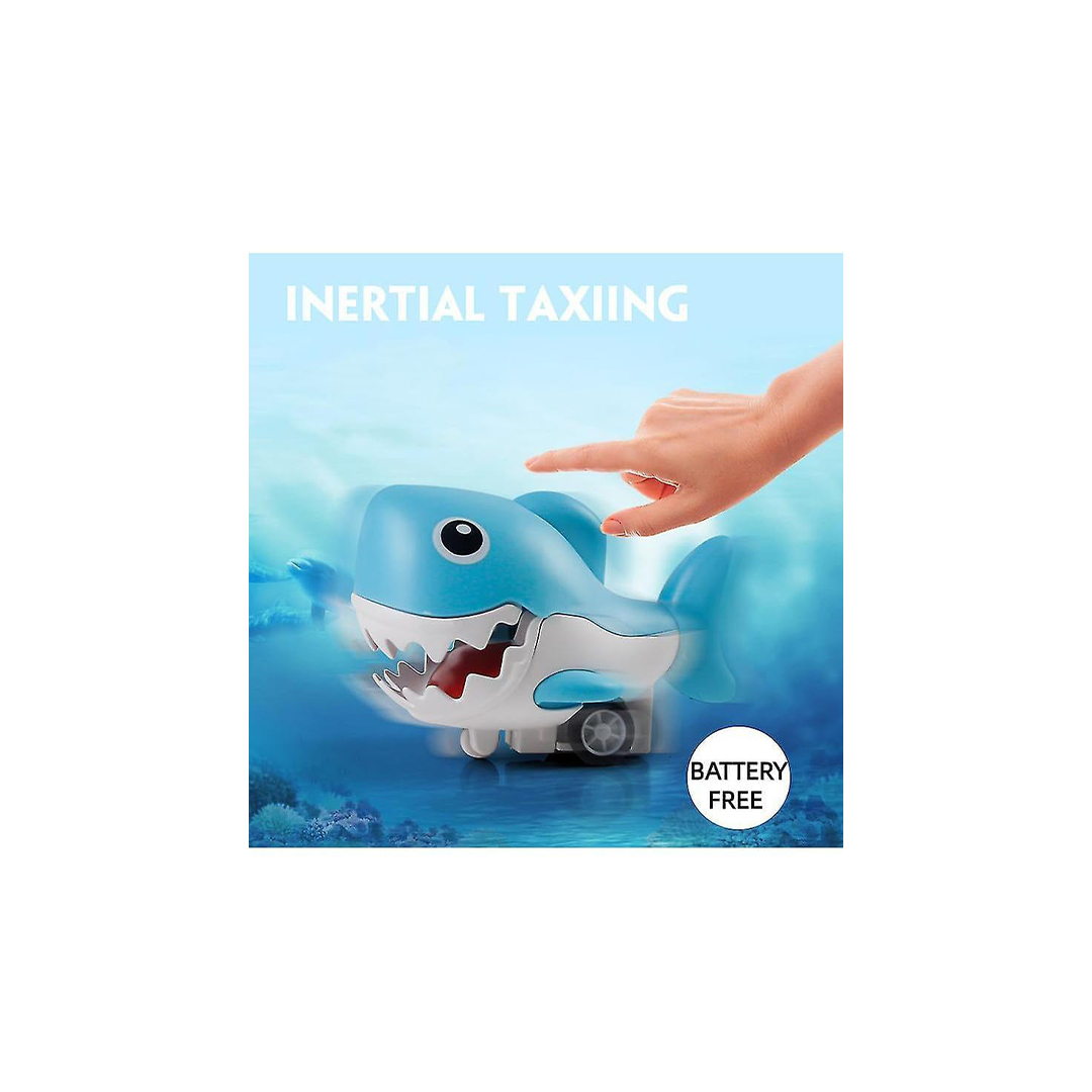 Baan Toys Press and Go Shark Animal Vehicle Toy Baby and Toddlers (6 Months+) : Development Toys For Little Ones In India